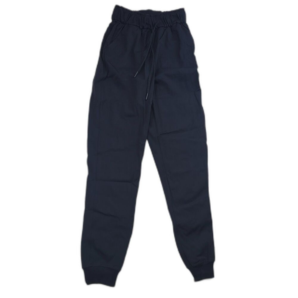 Lululemon Black Joggers XS Drawstring Zip Pocket Athletic Dri Fit Pants - Picture 2 of 12